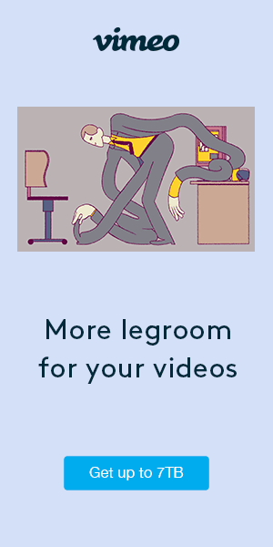 Vimeo banner ad