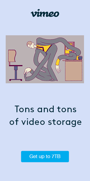 Vimeo banner ad