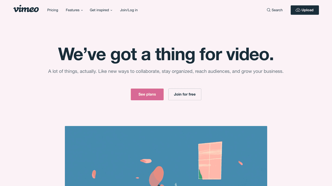 Vimeo: Website redesign
