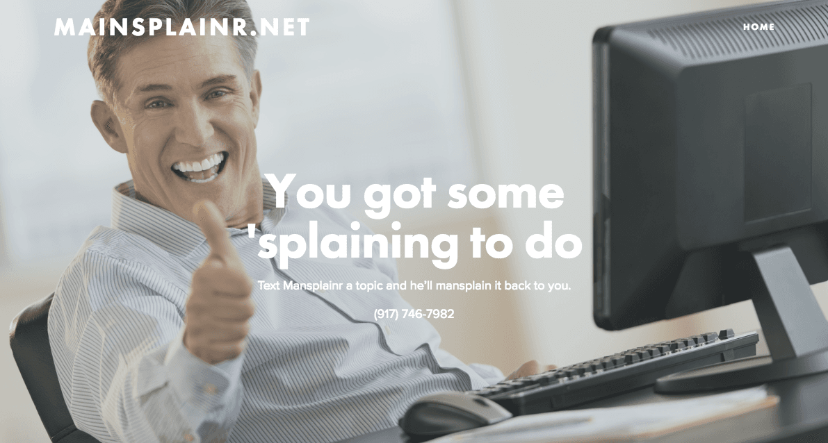 Mansplainr.net