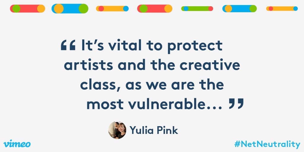 Vimeo creator quote: Yulia