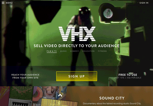 Old VHX carousel